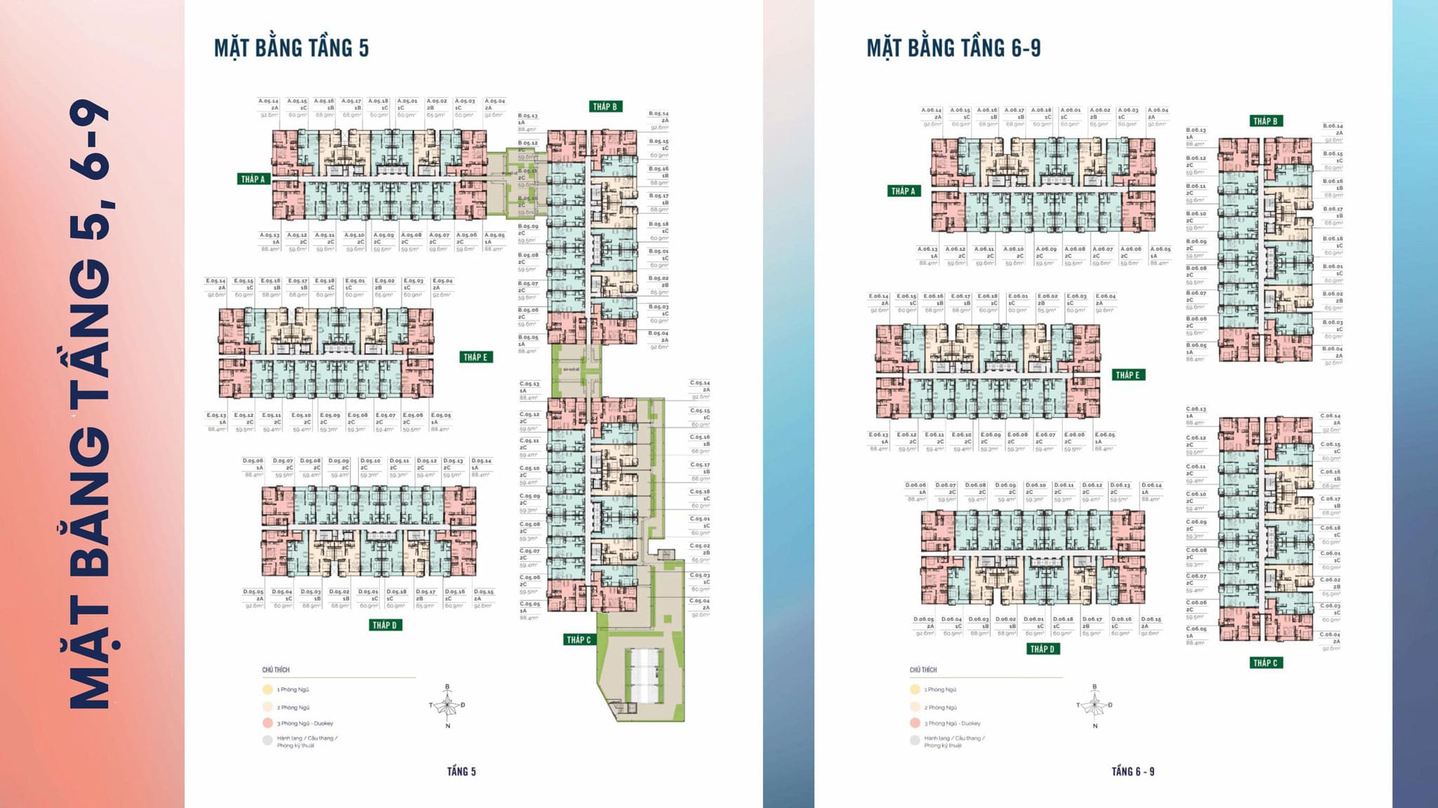 mặt bằng điển hình tầng 5 9 dự án mt eastmark city thủ Đức